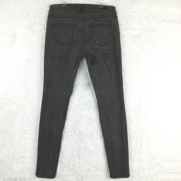 Kut from the Kloth Womens Jeans Skinny Mia Toothpick Denim‎ Black Wash Zipper 6 - Picture 2 of 13